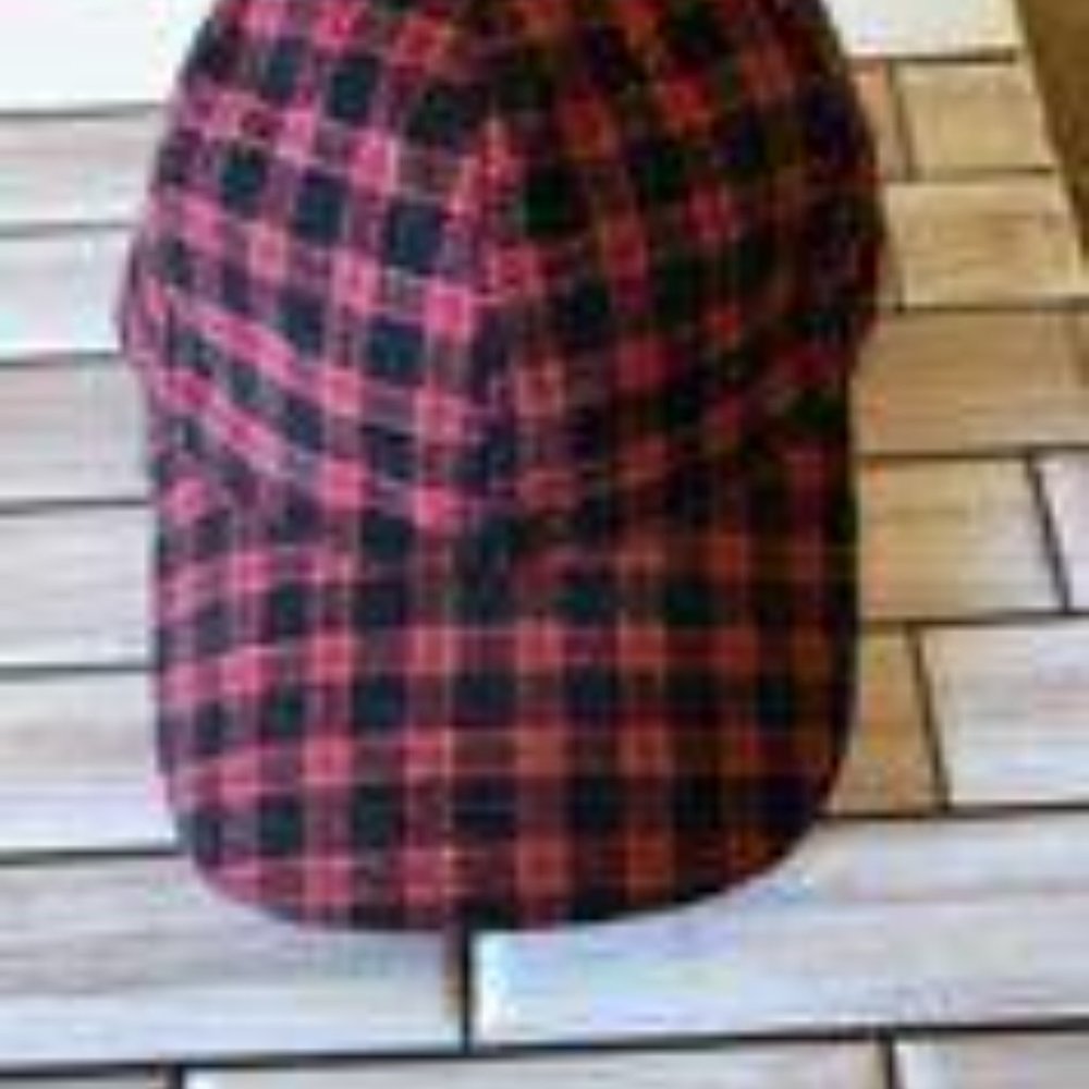 Gingham Print Ladies Hat